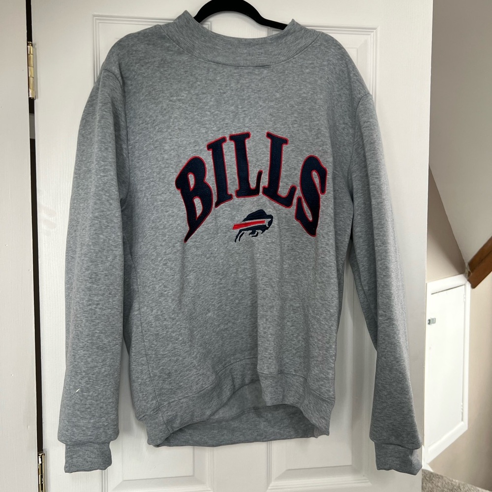 Mock-neck, Oversized, Buffalo Bills Sweatshirt